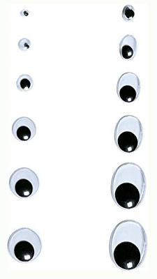 Wiebelogen folia 100 stuks 6 formaten wit