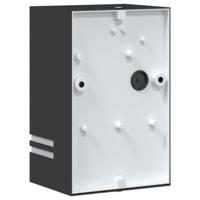 VidaXL Buitenwandlamp roestvrij staal zwart - thumbnail