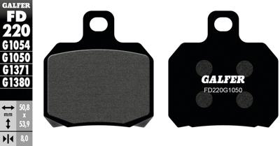GALFER bremsbelag "fd220" brake pad fd220 g1050 organic scooter