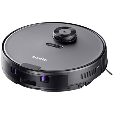 eureka NERE10S Dweil- en zuigrobot Zwart