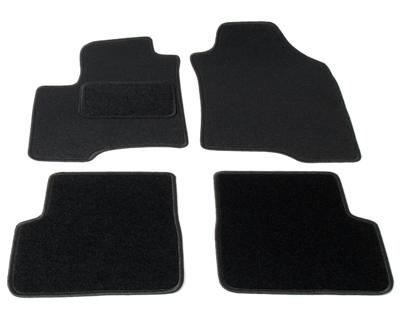 Automatten op maat - zwart stof - Fiat Panda 3 vanaf 2011