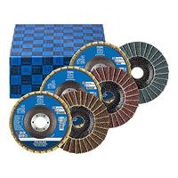 PFERD TOOLS 44698005 SET PVL 125 A Lamellenschijf Diameter 125 mm Boordiameter 22.23 mm Aluminium, Legering op kobaltbasis, Legering op nikkelbasis, Brons, - thumbnail