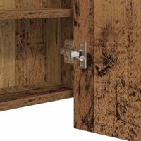 LED Spiegelkast Oud hout 100 x 12 x 45 cm Bewerkt hout - thumbnail