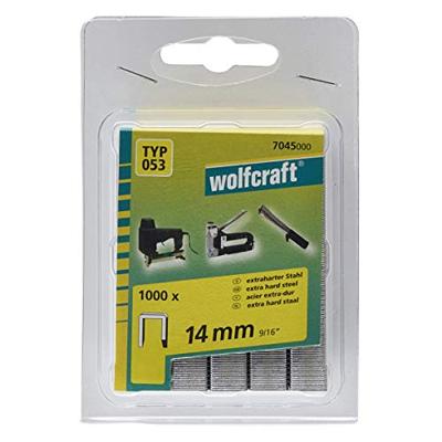 Wolfcraft 7045000 Nieten met brede rug Type 53 1000 stuk(s) Afm. (l x b) 14 mm x 11.2 mm