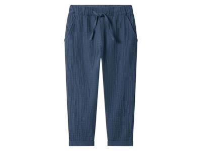 lupilu Mousseline kinder broek (Blauw, 98/104)