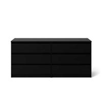 Ladekast Naia - 6 lades - mat zwart - Leen Bakker - thumbnail