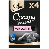 Sheba Creamy Snacks met zalm kattensnack (4 st) Per 4 - thumbnail