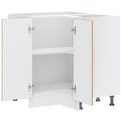 Hoekkeukenonderkast Kalmar bewerkt hout artisanaal eikenkleur Hoekkeukenonderkast Kalmar bewerkt hout artisanaal eikenkleur