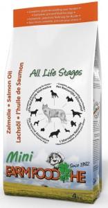 Farm Food HE Mini met Schotse zalmolie hondenvoer 2 x 4 kg