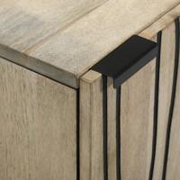 Badkamerkast met plank Bruin en zwart 38 x 33.5 x 58 cm - thumbnail