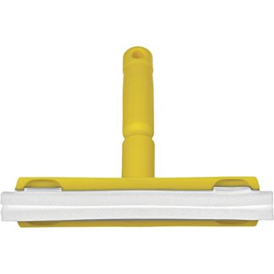 Vikan handtrekker geel zwart rubber