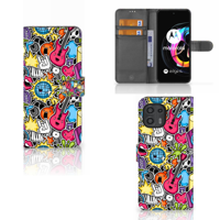 Motorola Edge 20 Lite | Wallet Case | met Pasjes | Punk Rock - thumbnail