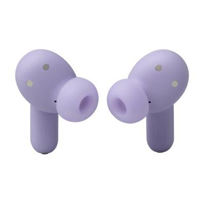 JBL Live Beam 3, Draadloze oordopjes met Bluetooth, 48 uur batterijduur, True Adaptive Noise Cancelling en Hoogwaardig JBL Signature Geluid, IP55 Waterproof, Closed-Back Stick Ontwerp, Paars