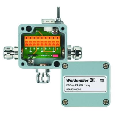 Weidmüller FBCON SS DP PCG 1WAY 8714260000 Passieve sensor/actorbox Profibus-DP standaardverdeler zonder bus aansluiting 1 stuk(s) Weidmüller FBCON SS DP PCG 1WAY 8714260000 Passieve sensor/actorbox Profibus-DP standaardverdeler zonder bus aansluiting 1 stuk(s)