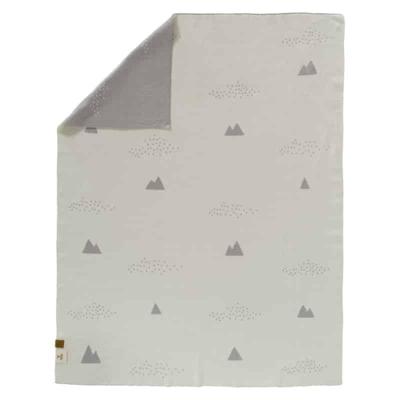 Fresk fijn gebreide deken Ice Mountain