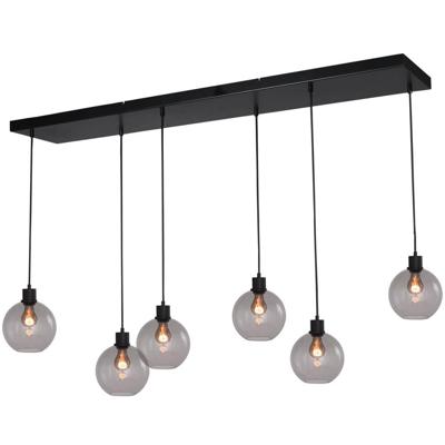 Masterlight HanglampLazise 6x Ø 20cm zwart - 2641-05-05-130-25-620
