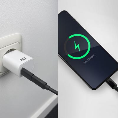 ACT USB-A naar USB-C adapter M/F
