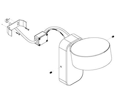 Eglo Led muurspotPalosco 6w - 3000K zwart - 98737