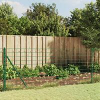 VidaXL Draadgaashek met flens 1x25 m groen - thumbnail