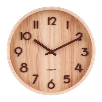 Karlsson KA5808WD wandklok Mechanische wandklok Rond Hout