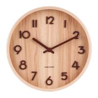 Karlsson KA5808WD wandklok Mechanische wandklok Rond Hout - thumbnail