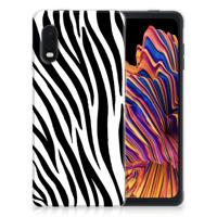 Samsung Xcover Pro | TPU Hoesje | Zebra - thumbnail