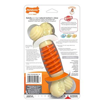 Kauwspeelgoed voor honden Nylabone Extreme Chew Pro Action Bacon Maat L Nylon