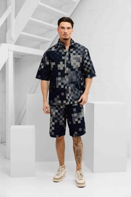 Project X Paris Pixel Zomerset Heren Donkerblauw - Maat XL - Kleur: Donkerblauw | Soccerfanshop Project X Paris Pixel Zomerset Heren Donkerblauw - Maat XL - Kleur: Donkerblauw | Soccerfanshop