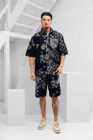 Project X Paris Pixel Zomerset Heren Donkerblauw - Maat XL - Kleur: Donkerblauw | Soccerfanshop - thumbnail