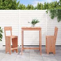 3-delige Tuinbarset massief douglashout - thumbnail
