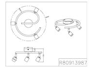 Trio SpotParis 3-lichts wit - R80913931 - thumbnail