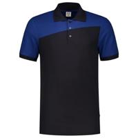 Tricorp Workwear 202006 Bicolor Naden unisex poloshirt Koningsblauw Marine L - thumbnail