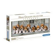 Clementoni panorama puzzel beagles, 1000st.