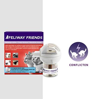 Feliway Friends Verdamper voor de kat Verdamper + Vulling 48 ml Feliway Friends Verdamper voor de kat Verdamper + Vulling 48 ml