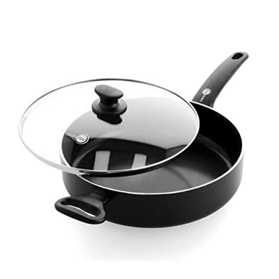 Cambridge Black Hapjespan met Deksel 24cm - thumbnail