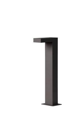 Lucide TEXAS - Sokkellamp - LED - 1x8W 3000K - IP54 - Antraciet