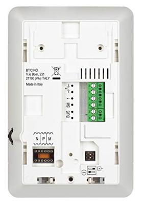 Bticino CLASSE100 A16E Binnenunit voor Binnenunit (audio) voor deurintercom 2-draads Wit