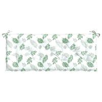 VidaXL Tuinbankkussens 2 st bladpatroon 120x50x7 cm stof - thumbnail