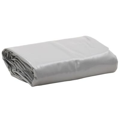 VidaXL Dekzeil 650 g/m² ø 2,4 m grijs