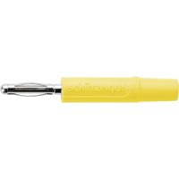 Schützinger DI FK 02 L Ni / GE Veerkorfstekker Geel 1 stuk(s) - thumbnail