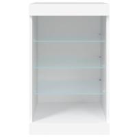 Dressoir met LED-verlichting 41x37x67 cm wit - thumbnail