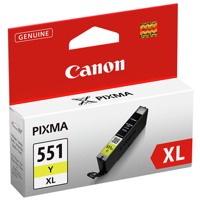 Canon Inktcartridge CLI-551Y XL Origineel Geel 6446B001 - thumbnail