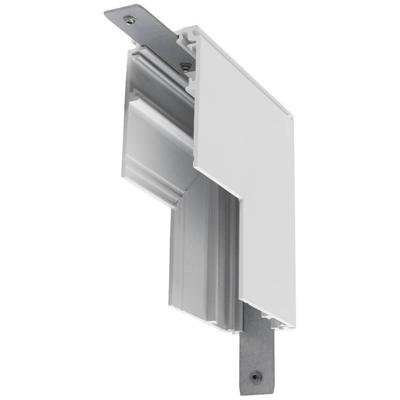 SLV Track 12V-railsysteemcomponenten L-verbinder Zwart 1006585 48V TRACK für Aufbauschiene tief, Stereo