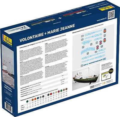 Heller 55604 STARTER KIT VOLONTAIRE + MARIE JEANNE Twinset Bouwpakket Schaal 1:200