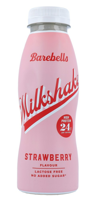 Barebells milkshake aardbei, 33 cl, pak van 8 - thumbnail