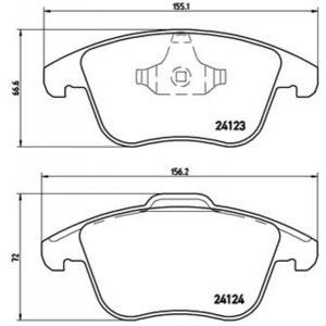 Remblokken set P24076