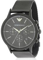 Emporio Emporio Armani Emporio herenhorloge van zwart roestvrij staal AR2498 - thumbnail