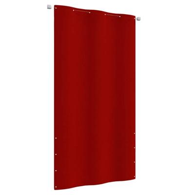 VidaXL Balkonscherm 120x240 cm oxford stof rood