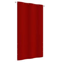 VidaXL Balkonscherm 120x240 cm oxford stof rood - thumbnail
