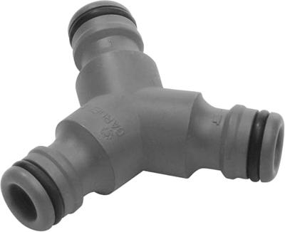 Gardena 3-wegstuk Tuinslang Koppeling - 19mm/13mm, Weerbestendig, Eenvoudige Zonder Gereedschap Installatie